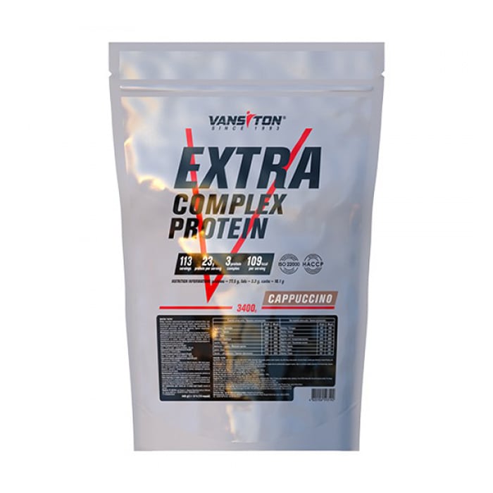 Протеїн Vansiton Extra Complex Protein Капучино, в порошку, 3.4 кг